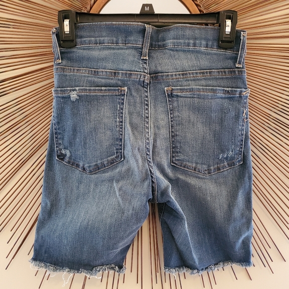 NWT High Waisted Raw Cut Bermuda Shorts - Picture 7 of 7